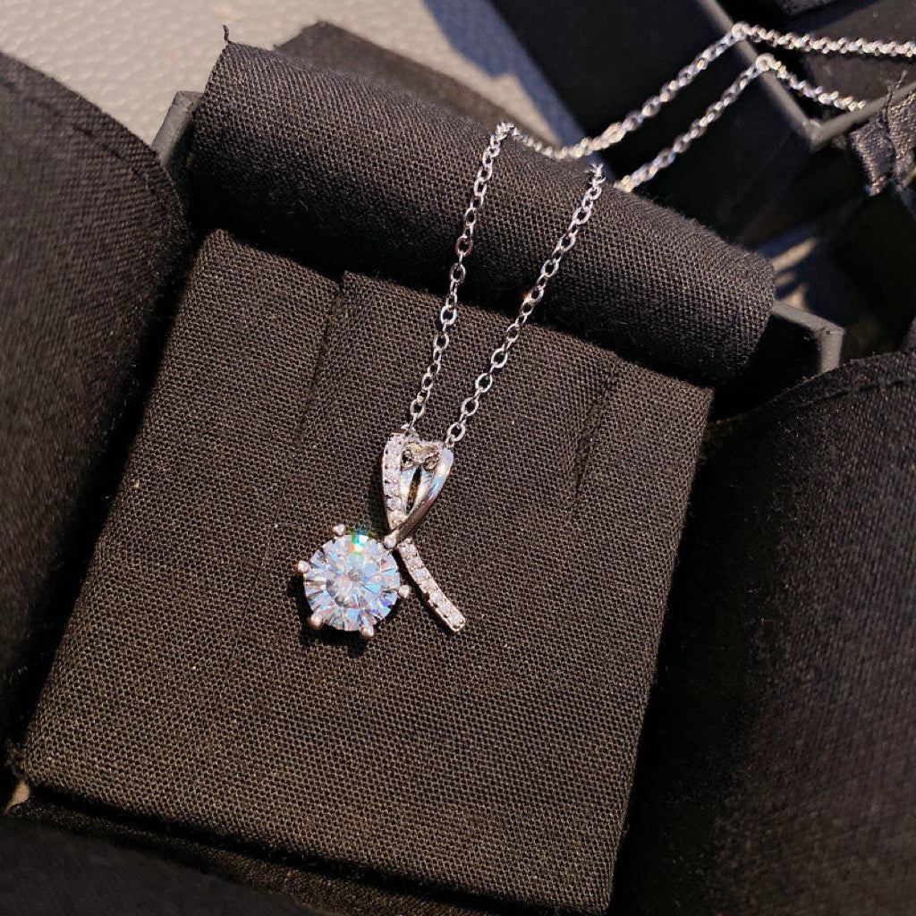 Heart Single Diamond Necklace