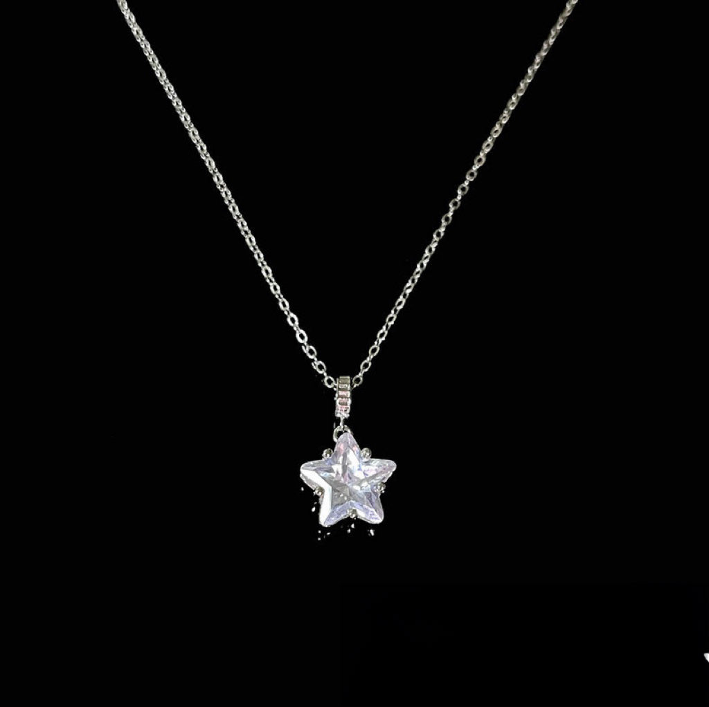 Silver Star Necklace